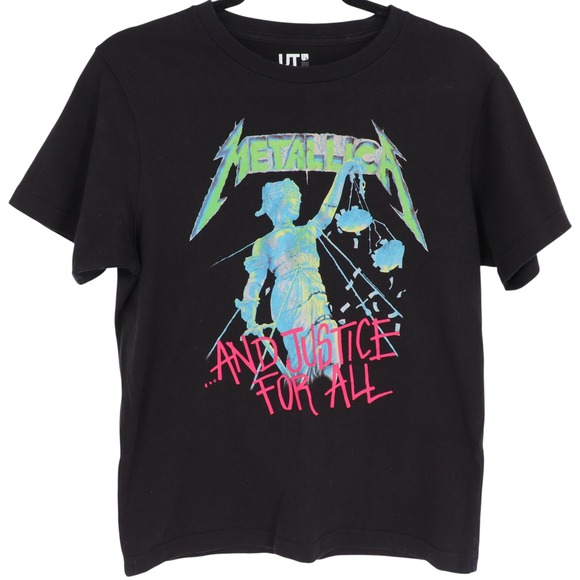Uniqlo Other - Uniqlo x Metallica And Justice For All T Shirt Mens Size S Black Graphic Tee